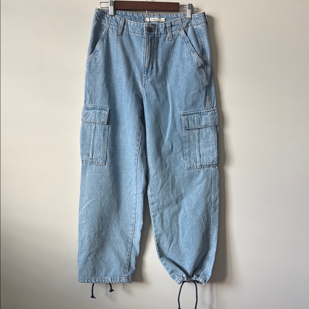 Levi's Light Blue Wide Leg Jeans